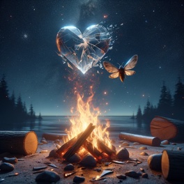 Burning cover art