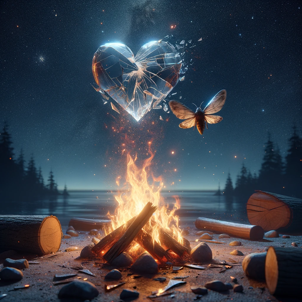 Burning cover art